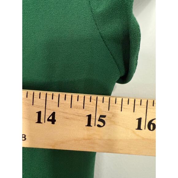 O.p.t Quinn Forrest Green Old Money Vintage Inspired Midi Dress Small - Picture 4 of 9